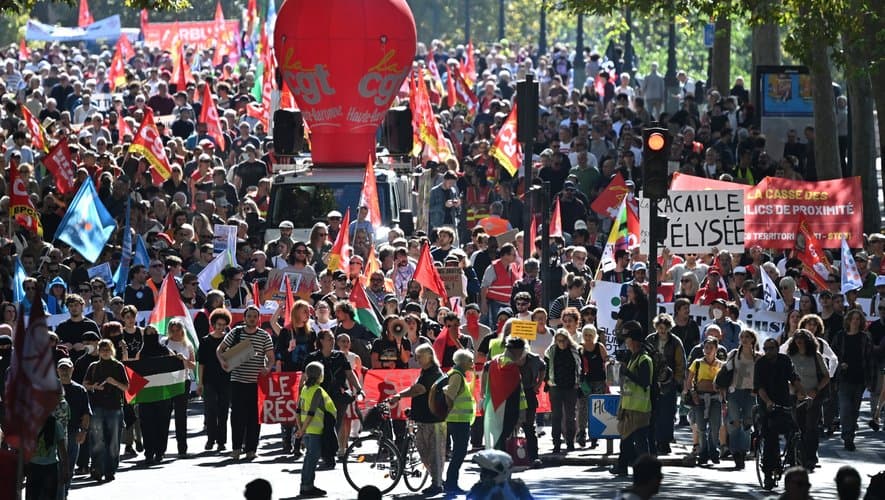 France : grève générale contre l'austérité budgétaire